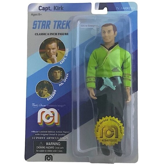 Mego Other - Star Trek Captain Kirk Figure Collectible Official Licensed Doll Limited Edition